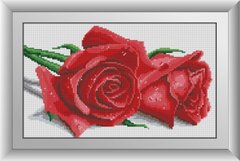 Алмазная вышивка Пара красных роз Dream Art (DA-30631, Без подрамника) фото интернет-магазина Raskraski.com.ua