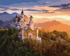Картина за номерами Замок в променях заходу (BK-GX27189) (Без коробки)