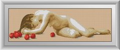 Набор алмазная мозаика Обнаженная и яблоки Dream Art (DA-30842, Без подрамника) фото интернет-магазина Raskraski.com.ua