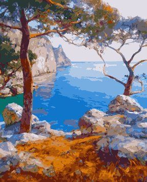 Картина за номерами Крим (ART-B-7443) Artissimo 40 х 50 см фото інтернет-магазину Raskraski.com.ua
