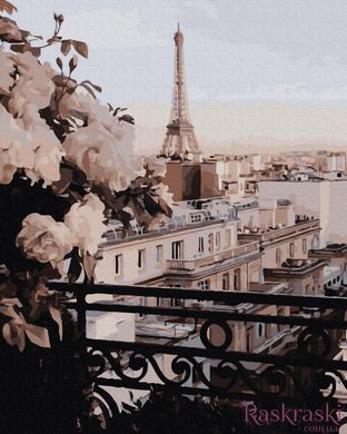 Картины по номерам Парижский балкон (BRM39409) фото интернет-магазина Raskraski.com.ua