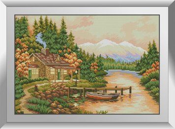 Мозаика алмазная Осенний вечер Dream Art (DA-31442, Без подрамника) 38 x 55 см фото интернет-магазина Raskraski.com.ua