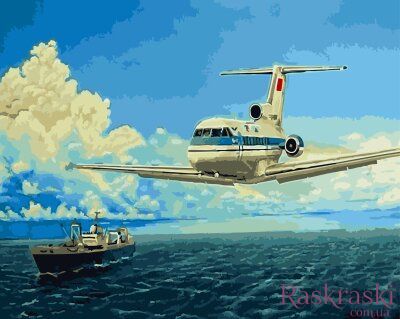 Картина по номерам Два лайнера (BK-GX5675) (Без коробки)