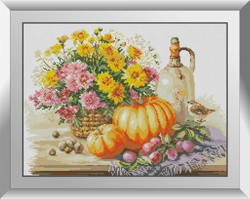 Набір алмазної вишивки Натюрморт з гарбузом Dream Art (DA-31092) 39 x 52 см фото інтернет-магазину Raskraski.com.ua