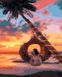 Картини за номерами Тропічний захід сонця (BRM43712) — фото комплектації набору