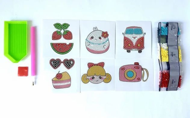 Алмазна картина Стікери алмазна мозаїка Дівчата і стиль ColorArt (CLR-SK01) 0 фото інтернет-магазину Raskraski.com.ua