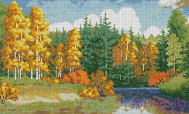Картина алмазами Золота осінь (38 х 61 см) Dream Art (DA-31855) фото інтернет-магазину Raskraski.com.ua
