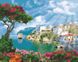 Алмазная картина Город у моря (BGZS1166) НикиТошка — фото комплектации набора