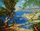 Картина по номерам Дерево на скалистом берегу (BRM27849) — фото комплектации набора