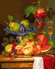 Картина по номерам Натюрморт с ягодами и фруктами (BK-GX28959) (Без коробки)