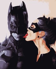 Картина по номерам Бэтмен и кошка (PN2069) Artissimo (Без коробки)