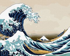 Розмальовка по номерах Велика хвиля у Канагаві (KHO2756) Идейка (Без коробки)
