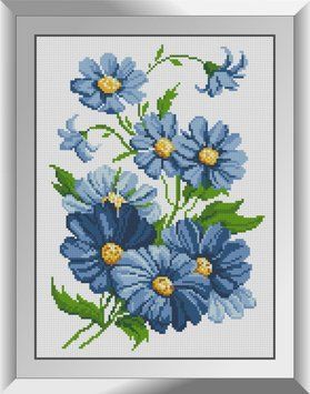 Алмазная мозаика Альпийские астры Dream Art (DA-31193, Без подрамника) 28 x 38 см фото интернет-магазина Raskraski.com.ua