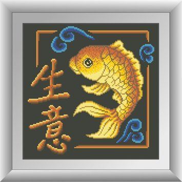 Картина зі страз Бізнес (квадратні камені, повна зашивання) Dream Art (DA-30451) 32 х 32 см фото інтернет-магазину Raskraski.com.ua