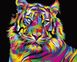 Картина по номерам Радужный тигр (VP1344) Babylon — фото комплектации набора