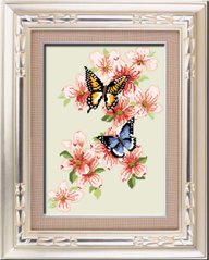 Картина з страз Метелики (повна зашивання, квадратні камені) Dream Art (DA-30118) фото інтернет-магазину Raskraski.com.ua