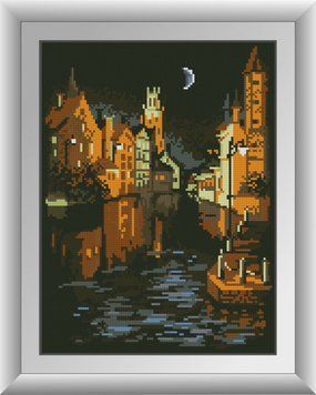Картина мозаїка Венеція в ночі Dream Art (DA-30773) 27 х 36 см фото інтернет-магазину Raskraski.com.ua