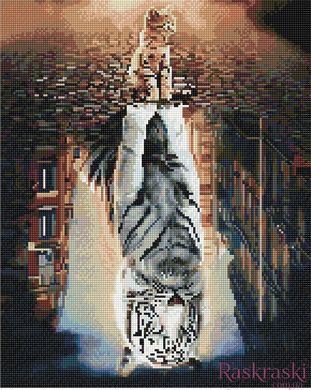 Алмазная мозаика Душа тигра Никитошка (GJ3696, На подрамнике) фото интернет-магазина Raskraski.com.ua