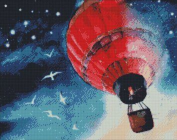 Картина алмазами Воздушное чудо Идейка (AMO7170, На подрамнике) 40 х 50 см фото интернет-магазина Raskraski.com.ua