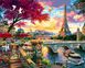 Картина раскраска Цветущий Париж (VP1359) Babylon — фото комплектации набора