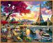 Картина по номерам Цветущий Париж (NB1359R) Babylon — фото комплектации набора