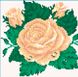 Картина з страз Бутон рози ТМ Алмазная мозаика (UA-026) — фото комплектації набору