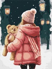 Рисование по номерам На зимней прогулке ©art_selena_ua (KHO8321) Идейка (Без коробки)