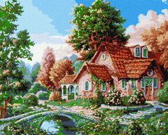Картина раскраска Бабушкин дом ©Сергей Лобач (KHO6306) Идейка (Без коробки)
