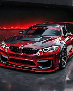 Картина из страз Красный спортивный автомобиль (стразы AB+FD) Никитошка (NS100, На подрамнике) 40 х 50 см фото интернет-магазина Raskraski.com.ua