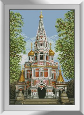 Набір алмазної вишивки Дорога до храму Dream Art (DA-31444) 40 x 60 см фото інтернет-магазину Raskraski.com.ua