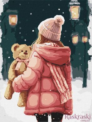 Малювання по номерам На зимовій прогулянці ©art_selena_ua (KHO8321) Ідейка (Без коробки)