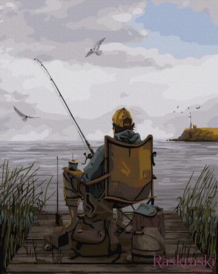 Картина по номерам Вечерняя рыбалка (BK-GX40455) (Без коробки)