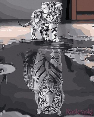 Картина за номерами Душа тигра (BRM25713) фото інтернет-магазину Raskraski.com.ua
