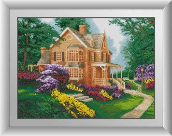 Алмазна картина Заміський будинок Dream Art (DA-30759) 50 х 68 см фото інтернет-магазину Raskraski.com.ua