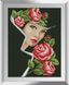 Картина из страз Портрет с розами Dream Art (DA-31294, Без подрамника) — фото комплектации набора