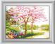 Картина з мозаїки Весняний сад (квадратні камені, повна зашивання) Dream Art (DA-30452) — фото комплектації набору
