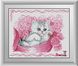Картина з страз Кішечка в коробці Dream Art (DA-30572) — фото комплектації набору