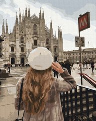 Живопись по номерам Прогулка в Милане ©Оксана Воробей (BS53038) (Без коробки)