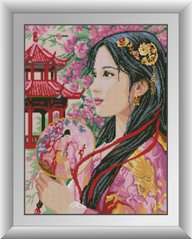Картина алмазна вишивка Принцеса Азії Dream Art (DA-30895) фото інтернет-магазину Raskraski.com.ua
