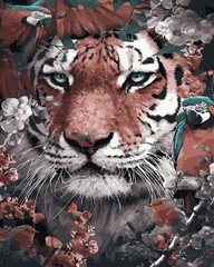 Розмальовка по цифрам Портрет тигра (ANG229) (Без коробки)
