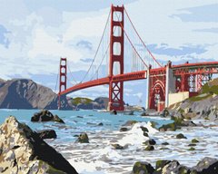 Малювання по номерам Міст Сан Франциско (BS7979) (Без коробки)