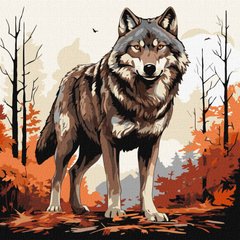 Картина по номерам Хитрый волк ©art_selena_ua (KHO6567) Идейка (Без коробки)