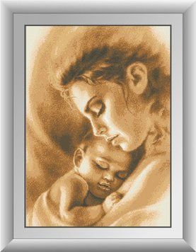 Мозаїка алмазна Любов матері Dream Art (DA-30259) 43 х 60 см фото інтернет-магазину Raskraski.com.ua