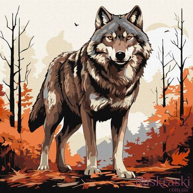 Картина по номерам Хитрый волк ©art_selena_ua (KHO6567) Идейка (Без коробки)