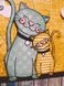 Раскраска по цифрам Кошка с котенком (ATE0019) НикиТошка (Без коробки)