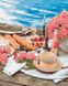 Картина раскраска Пикник рядом с морем (PGX37555) Brushme Premium — фото комплектации набора