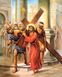 Картина из страз Иисус берет крест на свои плечи ТМ Алмазная мозаика (DM-445, Без подрамника) — фото комплектации набора