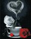 Алмазная вышивка Кофе с розами Никитошка (GJ5108, На подрамнике) — фото комплектации набора