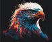 Полотно для малювання Полумʼяний орел (BSM-B53695) — фото комплектації набору