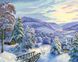 Алмазная живопись Зима в деревне ТМ Алмазная мозаика (DM-377, Без подрамника) — фото комплектации набора